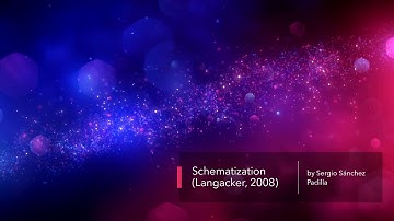 3. Schematization (Langacker, 2008)