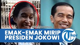 Viral Video Emak-emak Mirip Presiden Joko Widodo, Denny Siregar: Saking Ngefans Wajahnya Berubah