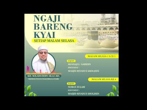 Full Audio // Kajian kitab Minhajul Abidin halaman : 43
