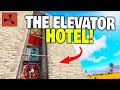 Visiting an AWESOME Elevator Hotel! - Rust Duo Survival