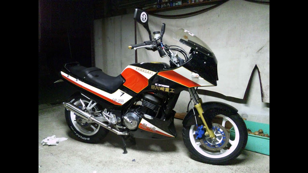 GPX250R Ⅱ型　実動要整備　動画付 カワサキ GPX250R（1987） 絶版ミドルバイク バイクブロス