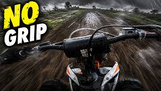 Grittenham MX in the rain was HARD... | KTM 150 SX POV