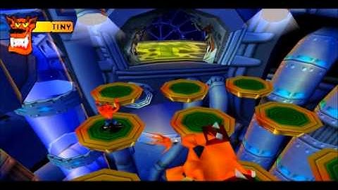 Crash Bandicoot 2 Walkthrough Part 21 Tiny Tiger