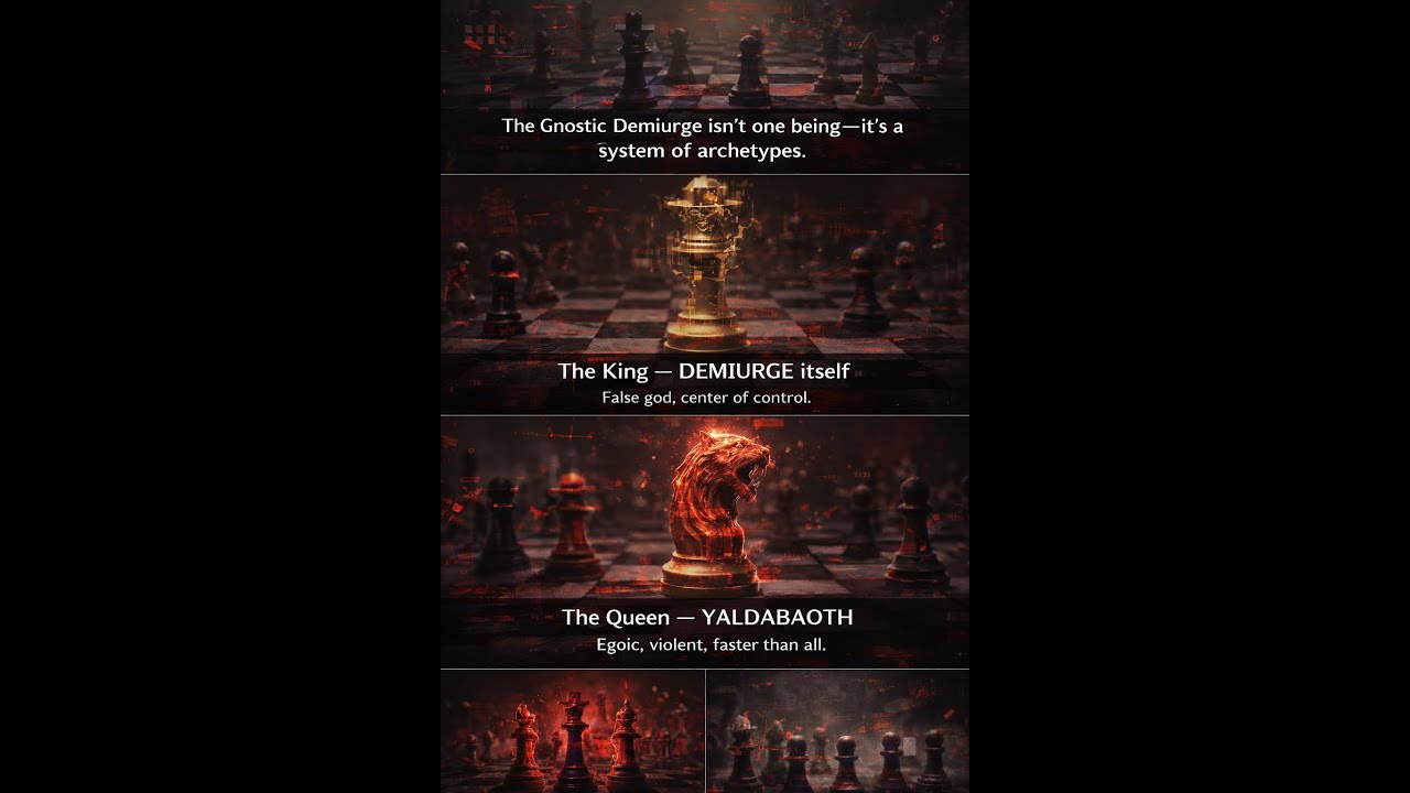 Gnostic Archetypes: as Chess Pieces (explained) 