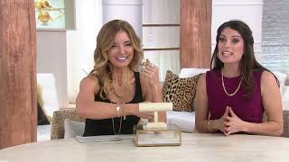 14K Gold Oval Byzantine Watch on QVC screenshot 2