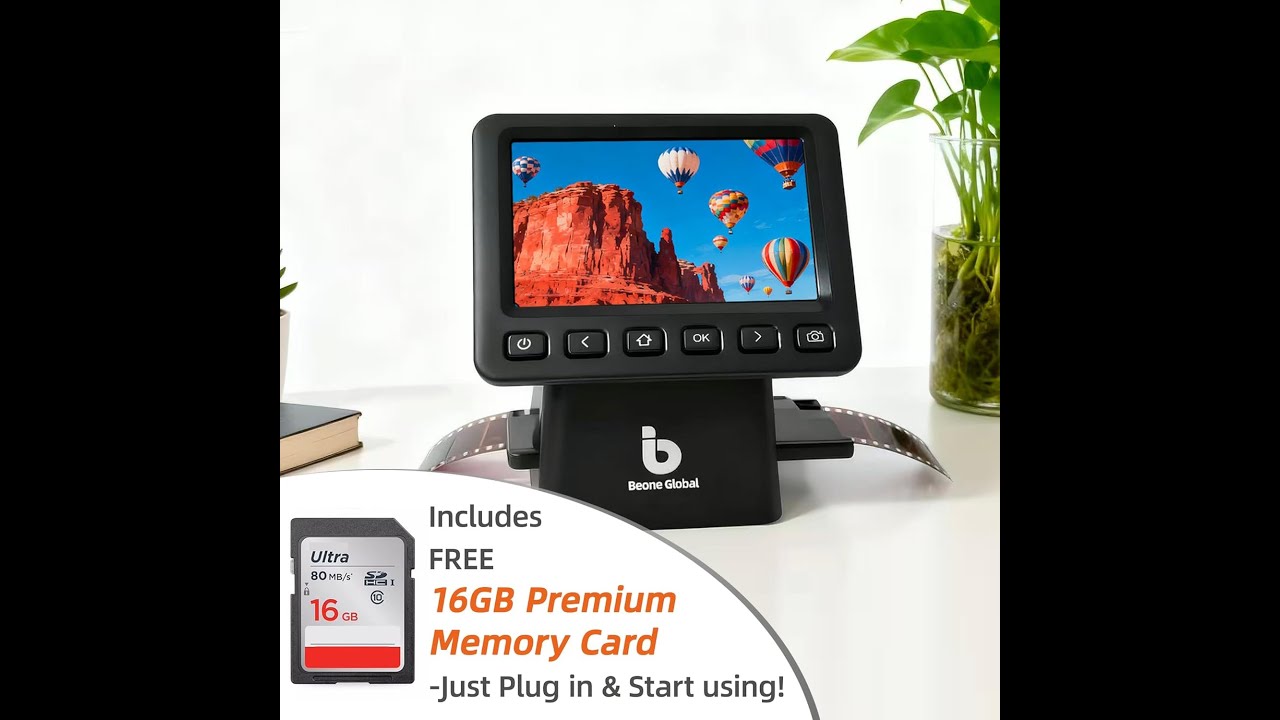 BEONEGLOBAL ClearScan P5 Film Scanner with SD Card Review