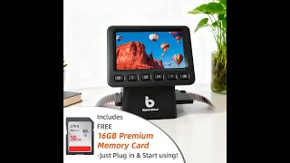 BEONEGLOBAL ClearScan P5 Film Scanner with SD Card Review