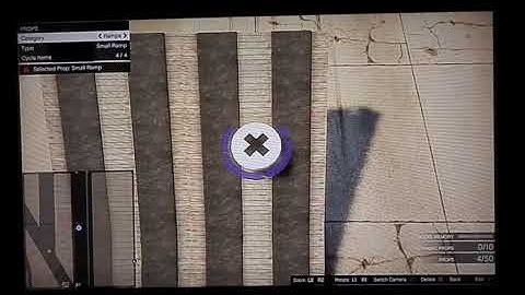 GTA Content Creator how to build mega ramps the easy way part 1