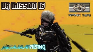 Metal Gear Rising: Revengeance - VR Mission 16 - Rank 1st (Gold) - Time: 02:09.06