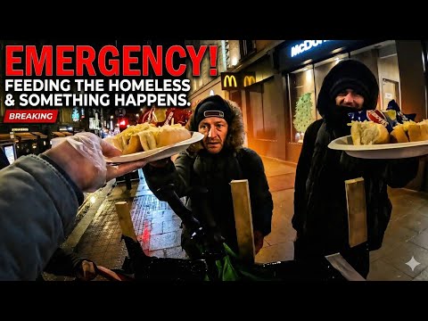 Things Get Real Serious While Feeding Hotdogs To The Homeless