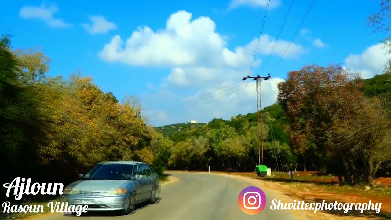 شاهد طريق راسون في محافظة عجلون الجميلة