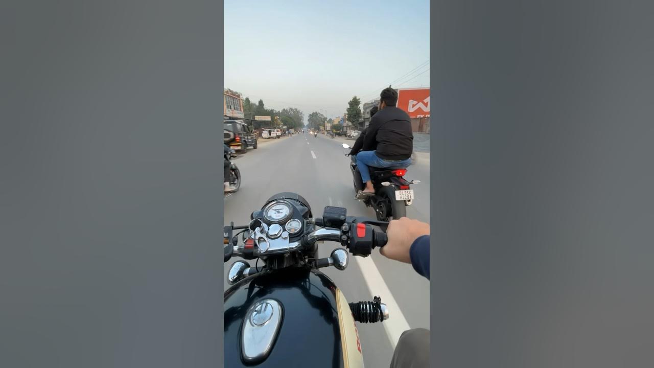 Bullet vs ninja 🔥bullet bulletlover ninja YouTube