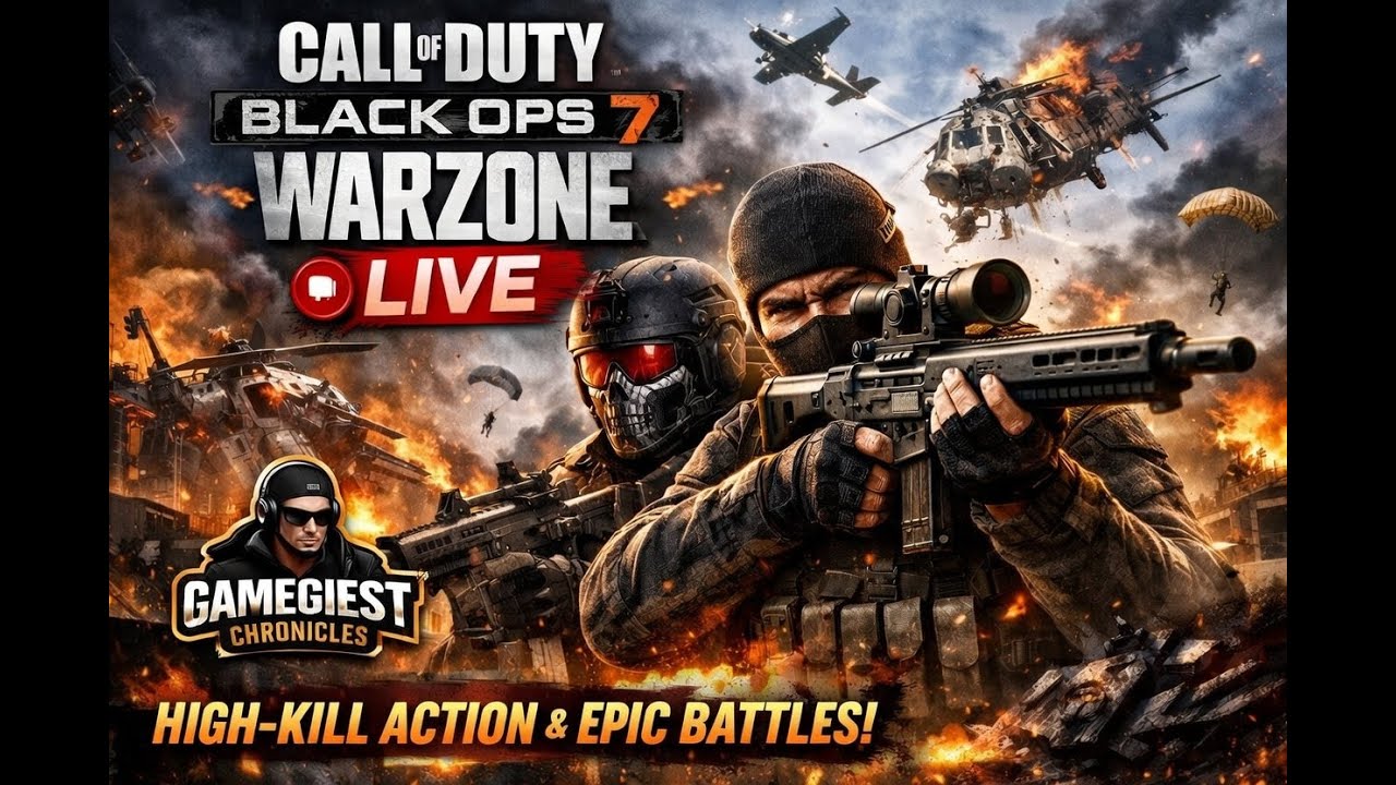 Call of Duty: Black Ops 7 Warzone LIVE 🔥 | Gamegiest Chronicles - YouTube