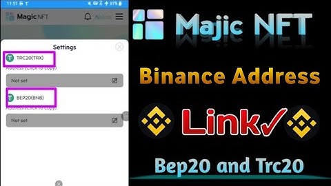 How To Link Binance Address In Magic NFT | Magic NFT Main Wallet Address  Kaise Link Kare