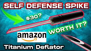 Budget Self Defense Tool on Amazon?  Titanium Deflator from Shomer Tec USA Made | Everyday Carry