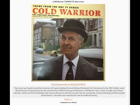 COLD WARRIOR: Episode 1: 'Bright Sting' (Michael Denison Series)