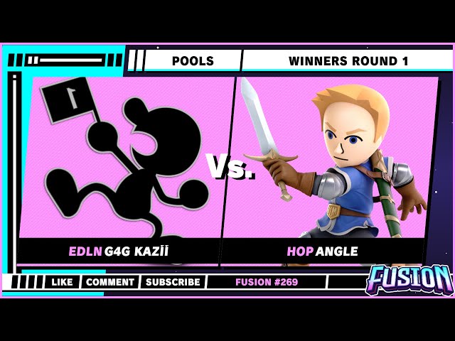 Fusion 269 - Winners Round 1 - KAZÍÍ (Mr Game and Watch) VS Angle