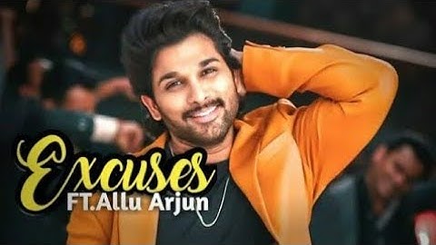 🔥Excuses FT.Allu Arjun🔥song by Ap dhillon & Gurinder gill #shorts #excuses #alluarjun