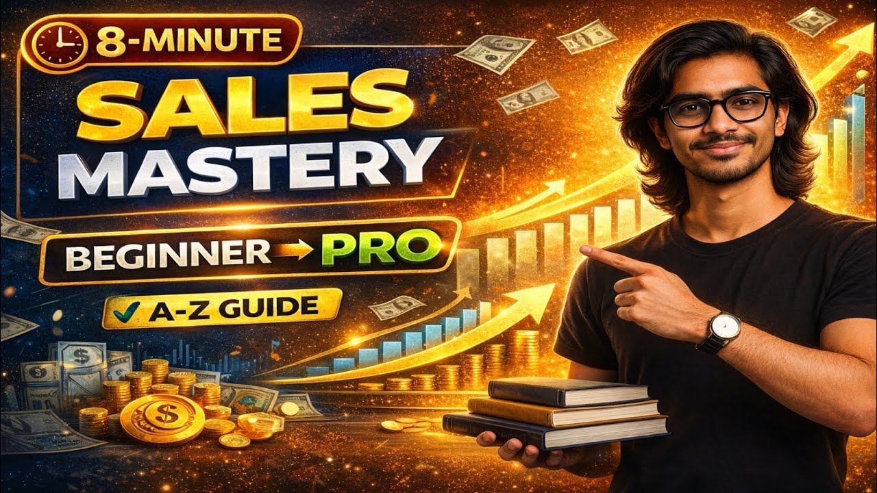 Sales Mastery A to Z 🔥 | Beginner to Pro in 8 Minutes 😱 | Complete ...
