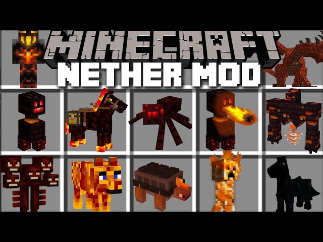 Minecraft Nether Mod Travel To The Nether And Fight Mobs Minecraft Youtubedownloadpro - 