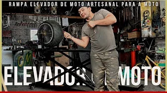 Rampa ELEVADOR de Moto ARTESANAL!!
