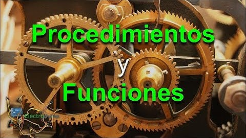 #18 PROCEDIMIENTOS y FUNCIONES en ARDUINO
