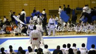07498 20160208さいたま市 組手 決勝夏子ｖｓ美優