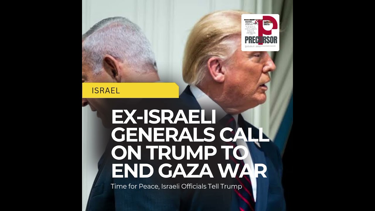 Hundreds Of Retired Israeli Security Officials Appealed To President Trump Help End War In Gaza 