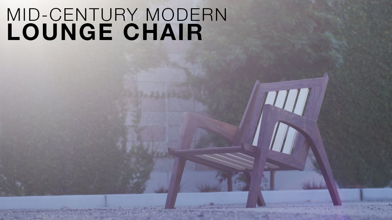 Building A Mid Century Modern Lounge Chair Redux Plans