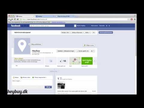 Opret link på Facebook side til egen hjemmeside