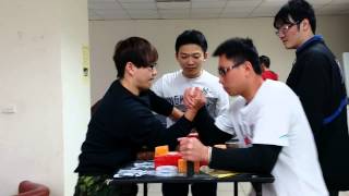 B級蜘蛛祥 VS C級怡先 一 20140126 台中 比腕力 鉄腕