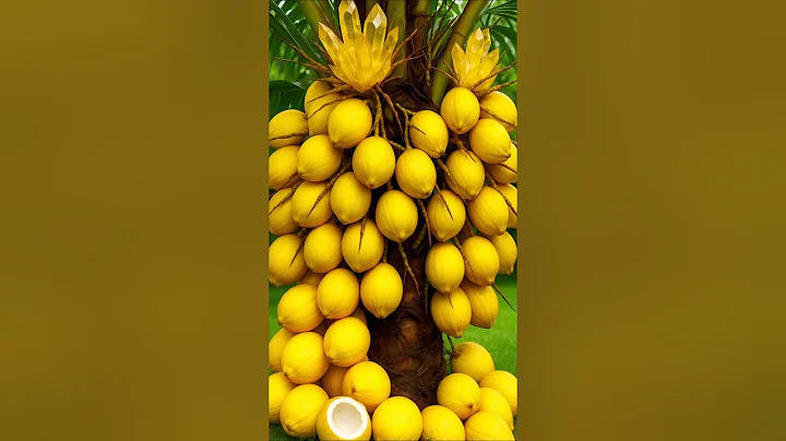 easy and fast techniques for propagating and growing coconut trees #garden #fruits