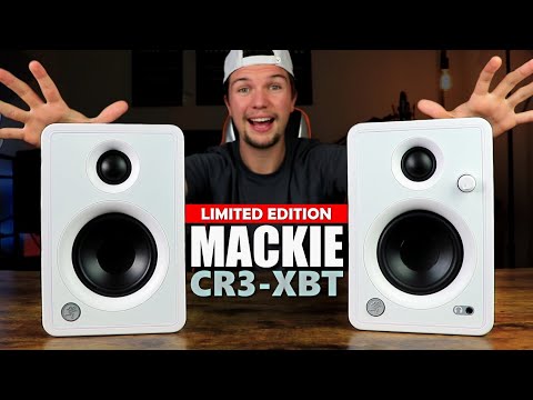 These Studio Monitors Look BOMB!! | Mackie CR3-XBT White LIMITED EDITION 2021 (Unboxing & Review)