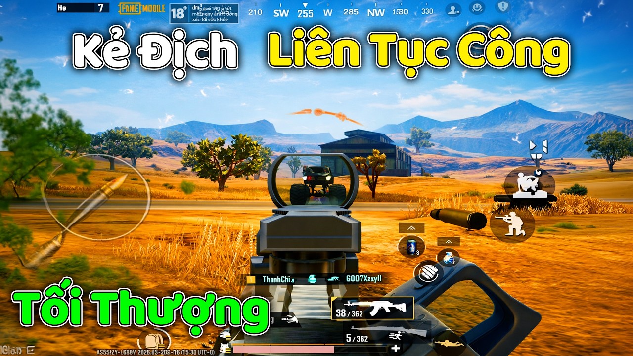 PUBG Mobile | KẺ ĐỊCH LIÊN TỤC CÔNG NHÀ TUẤNHC – PHA “NHỐT XE” QUÁ ÁC