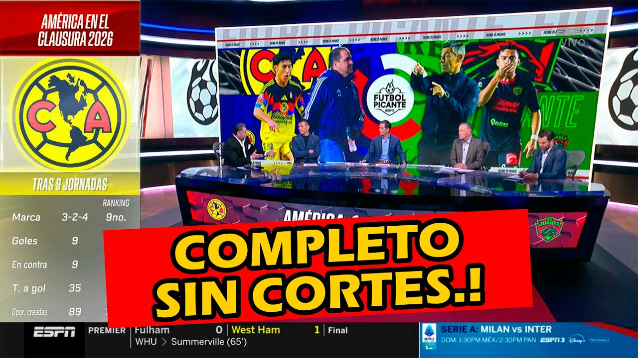 Futbol Picante Completo Sin Cortes | Futbol Picante 4 de Marzo | America en sus peores momentos