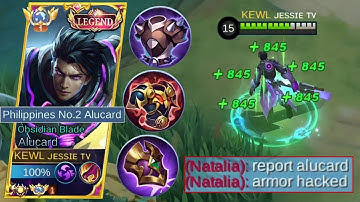 ALUCARD ARMOR BUILD HACKED!! | MLBB