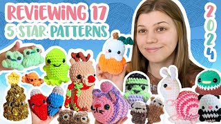 Testing Every 5 Star Pattern From #FPR 2024 ✧ Do They Hold Up? Which Patterns Are The Best? #crochet