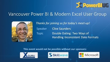 Vancouver Power BI   Modern Excel User Group Meetup - Excel Track - Aug 2021