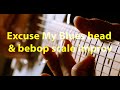 Excuse My Blues head &amp; bebop scale improv