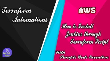 How to install Jenkins through Terraform | Devops | Jenkins Automated Installation in AWS EC2 Ubuntu