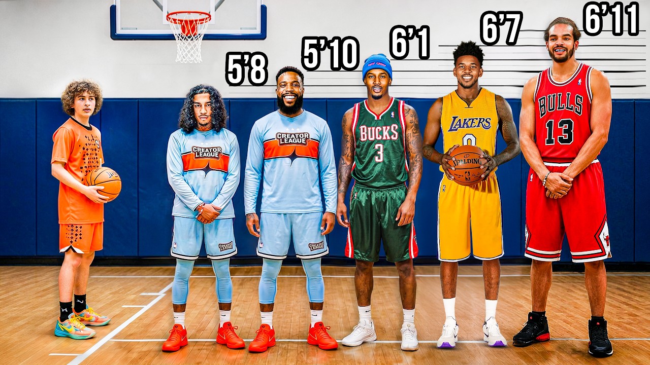 Every 1v1 The Defender Gets Taller! Ft. Brandon Jennings, Nick Young, and Joakim Noah