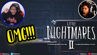 (REACTION) THIS WHOLE EPISODE=SCREAMING AND RUNNING | Little Nightmares 2 Part 2 | TWITCH LIVESTREAM