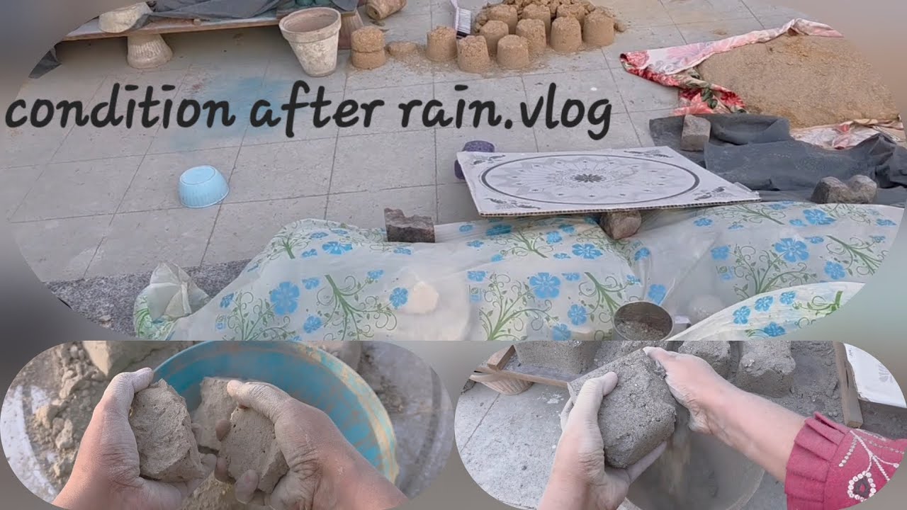 NEW. AFTER RAIN VLOG 🌧. #SATISFYING #ASMR #crunchycrumbles 