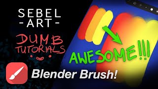 How to create Good BLENDER BRUSH in Infinite Painter 💪🖌! (smudge tool) screenshot 3