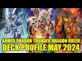 Armed dragon thunder dragon ruler deck profile may 2024 yugioh