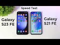 Samsung S23 Fe vs S21 Fe Speed Test | Exynos vs Snapdragon Speed Comparison