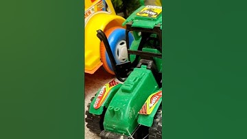 Diy tractor stuck in mud with JCB science project #minigear