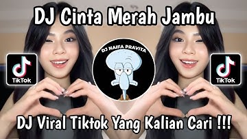 DJ CINTAKU HANYA KAMU AHH || DJ CINTA MERAH JAMBU VIRAL TIKTOK TERBARU 2025 !!!