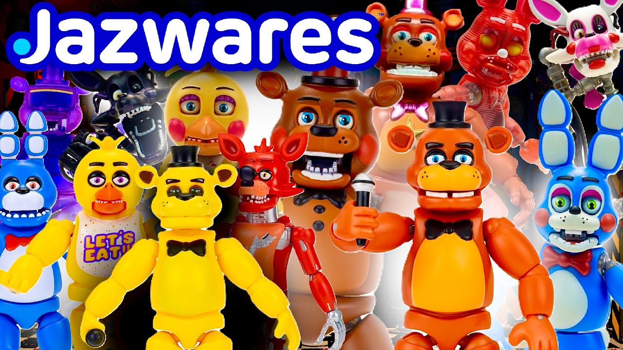 FNAF JAZWARES 2026 PRODUCTS REVEALED! ENDO SERIES + ACTION FIGURES! - Five Nights at Freddy's