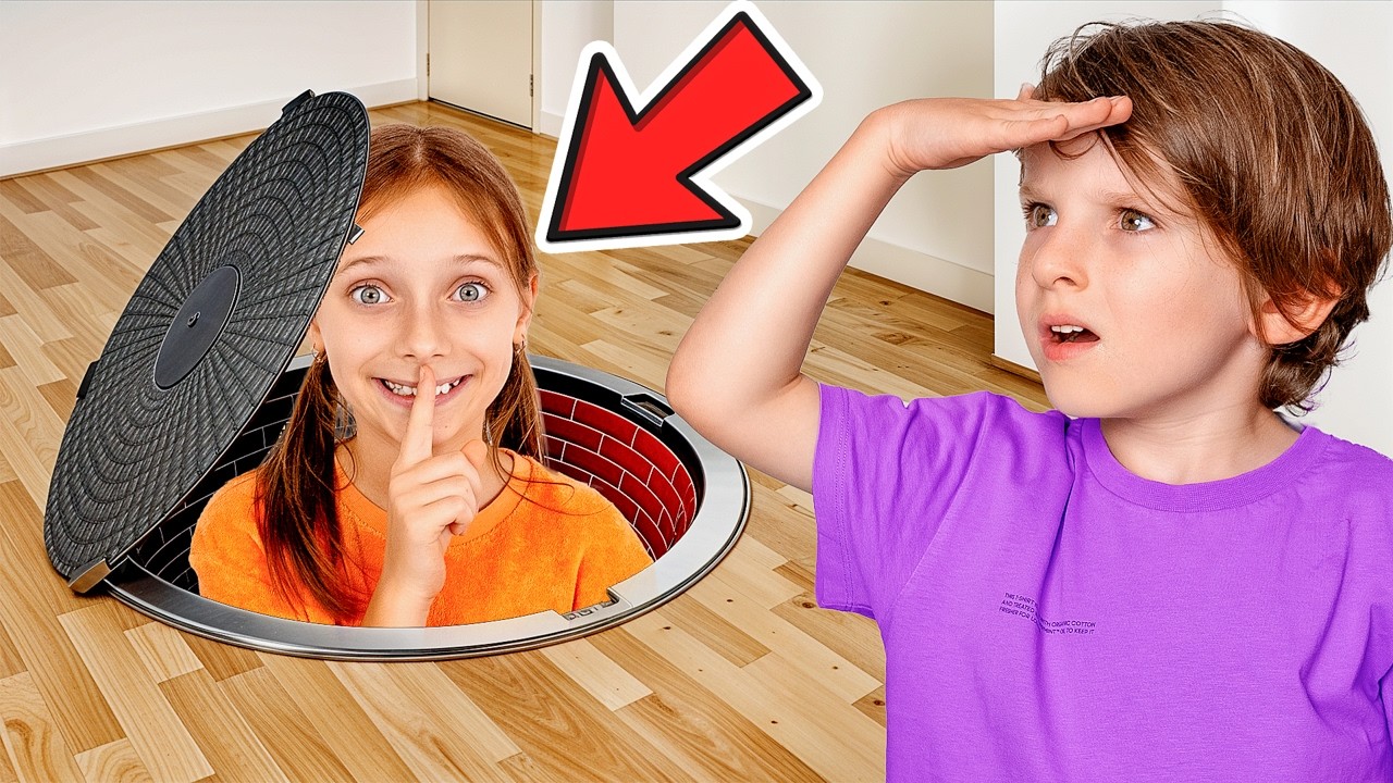 Fun Adventures for Kids - Alex is playing with Dad and Eva 😊